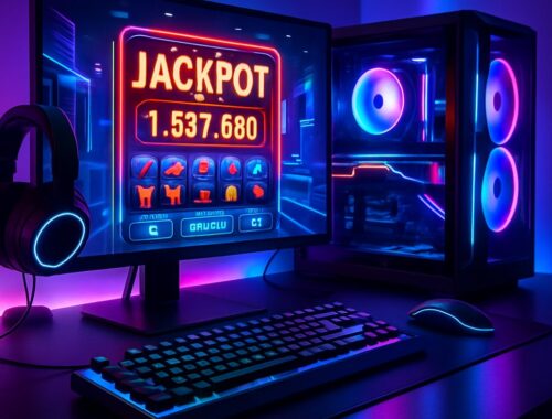 Ilustrasi Game Online 2026: Desain Futuristik & Jackpot Besar